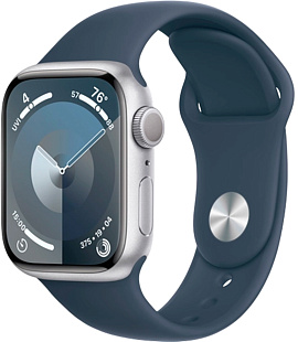 Apple Watch Series 9 45 мм (серебристый)