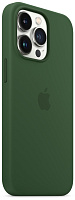 Apple для iPhone 13 Pro Silicone Case with MagSafe (клевер) фото 1