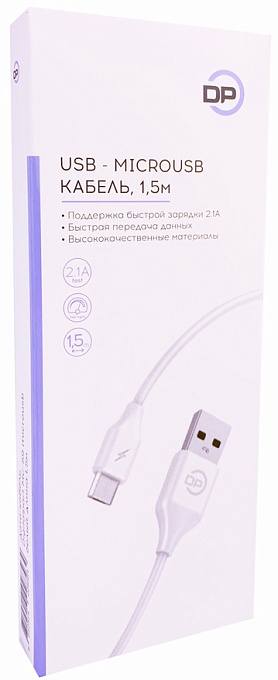 Товар Digitalpart Micro-USB 1,5м (белый)