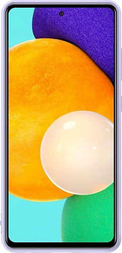 Silicone Cover для Samsung A52 (фиолетовый)