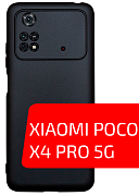Volare Rosso Matt TPU для POCO X4 Pro 5G (черный)