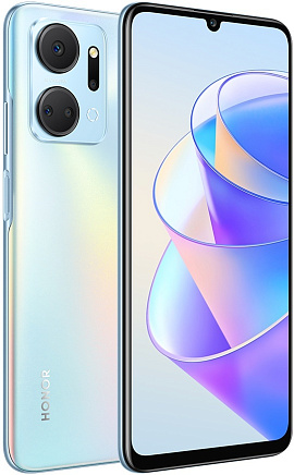 HONOR X7a Plus 6/128GB (мерцающий серебристый)