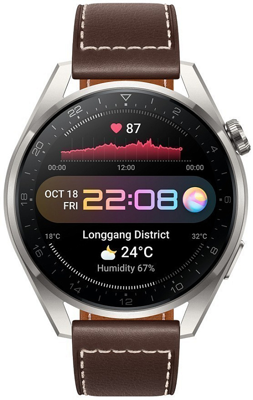 Huawei Watch 3 Pro Classic 48 мм (коричневый) фото 2