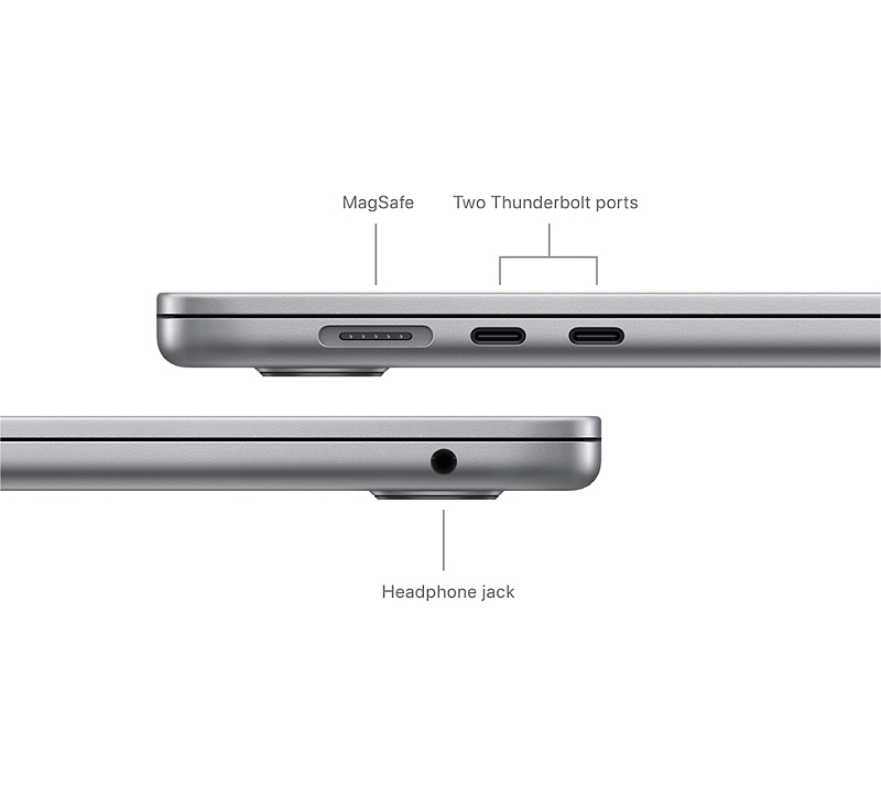 Apple Macbook Air 15" M3 2024 (MRYM3) 8/256GB (серый космос) фото 3