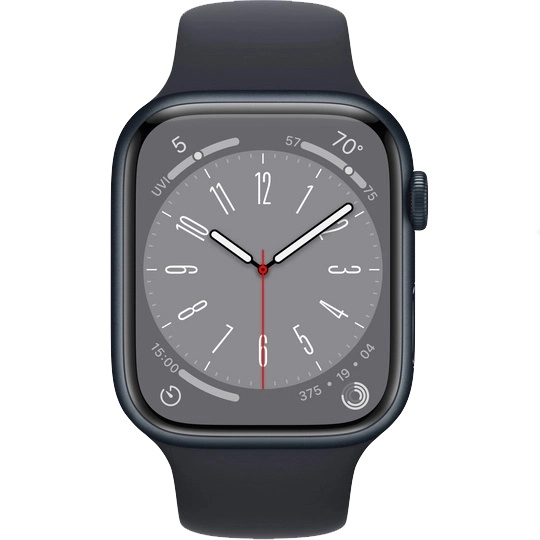 Apple Watch Series 8 45 мм + скретч карта (полночный) фото 1