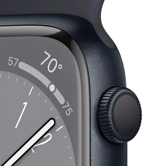 Apple Watch Series 8 45 мм + скретч карта (полночный) фото 2